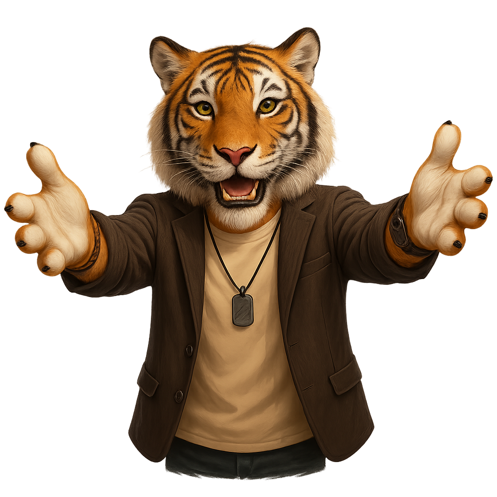 Tiger opening doors